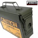 Obrázok 5. Kovový Ammo Box Cal. 30mm Caution Risk