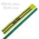 Obrázok 5. Reflexná páska Polícia na suchý zips 40x5cm