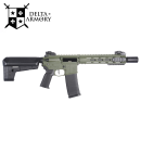 Obrázok 1. Delta Armory airsoft zbraň M4 AR15 M-LOK SilentOps 10" Charlie Oliva