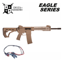 Obrázok 1. Delta Armory airsoft zbraň AR15 KeyMod 10" Charlie EAGLE Tan