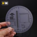 Obrázok 1. Okrúhle pravítko Ecopybook Tactical Protractor (130 mm) NATO M-TAC