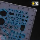 Obrázok 1. Ecopybook Tactical Protractor pravitko TZ NATO Blue Border M-TAC