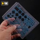 Obrázok 2. Ecopybook Tactical Protractor pravitko TZ NATO Blue Border M-TAC