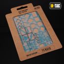 Obrázok 7. Ecopybook Tactical Protractor pravitko TZ NATO Blue Border M-TAC