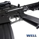 Airsoft Well MR744 M4 Manual ASG 6mm