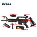 Airsoft Well MR744 M4 Manual ASG 6mm