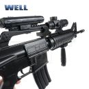 Airsoft Well MR744 M4 Manual ASG 6mm