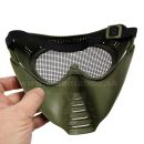 Airsoft ochranná maska Dragon Oliv zelená