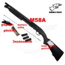 Airsoft ShotGun DE Mossberg 590 Long M58A 6mm