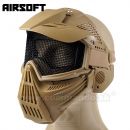Airsoft Mask Wosport Desert piesková Guardian V1