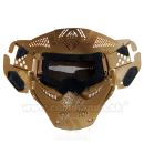 Airsoft Mask Wosport Desert piesková Guardian V1