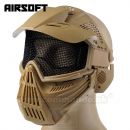 Airsoft Mask Wosport Desert piesková Guardian V1
