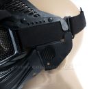 Airsoft Mask Wosport Black čierna Guardian V1