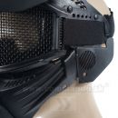 Airsoft Mask Wosport Black čierna Guardian V1