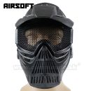 Airsoft Mask Wosport Black čierna Guardian V1