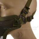 Maska Tactical Gear Olive s kovovou mriežkou MAS-25-OLV