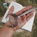 Lupa 70mm Luxury strieborná Silver Magnifier RUSSIA