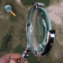 Lupa 70mm Luxury strieborná Silver Magnifier RUSSIA