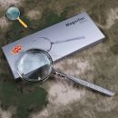 Lupa 70mm Luxury strieborná Silver Magnifier RUSSIA