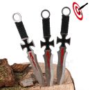 Throwing Knives Maltese Cross Set 3pcs. Vrhacie nože 3 kusy Set