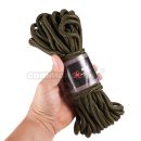 Obrázok 4. Lano commando 7mm x 15m olive
