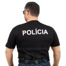 Polícia Tričko čierne s potlačou Basic 129