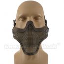 Maska Ultimate Tactical Ventus V2 Grey s kovovou mriežkou