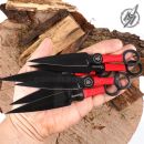 Vrhacie nože Red Ninja 6 kusov Throwing Knives 31850 Martinez Albainox