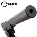 Airsoft Pistol Galaxy G10A Silencer Full Metal ASG 6mm