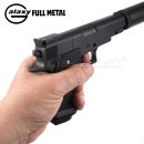 Airsoft Pistol Galaxy G10A Silencer Full Metal ASG 6mm