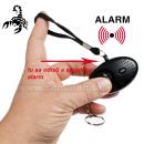 Scorpion Personal Mini Alarm Osobný alarm 120 dB 2v1 Black