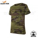 Alex Fox Detské  maskáčové tričko Military Camouflage krátky rukáv