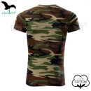 Unisex tričko Camouflage Brown