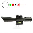 Kolimátor 3,5-10x40 + Laser Accurate JGBGM8 Scope Dot Sight 21/22mm