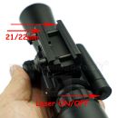 Kolimátor 3,5-10x40 + Laser Accurate JGBGM8 Scope Dot Sight 21/22mm