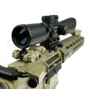 Kolimátor 3,5-10x40 + Laser Accurate JGBGM8 Scope Dot Sight 21/22mm