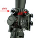 Kolimátor 3,5-10x40 + Laser Accurate JGBGM8 Scope Dot Sight 21/22mm