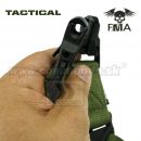 Tactical FMA Multi Mission taktický popruh 1 / 2 bodový Black