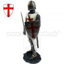 Templar Rytier križiak s mečom a štítom 18cm soška 766-3591