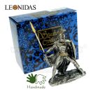 Leonidas cínový grécky bojovník 11cm cínová soška 708-9069