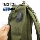 Ruksak Tactical Barbaric USB Plug Olive Batoh