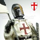 Templar Rytier križiak so zástavou 16cm soška 766-7320