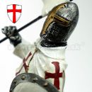 Templar Rytier križiak so zástavou 16cm soška 766-7320