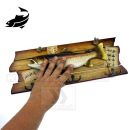 Obrázok 4. Vešiak drevený na stenu ozdobný Pstruh Typ2 3D