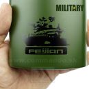 Fľaša turistická Military Feijian 500ml s karabínkou