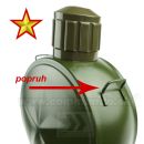 CCCP nerezová poľná fľaša s dvojitou stenou a kompasom - 800ml