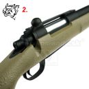 Airsoft Sniper Rifle Snow Wolf SW-04 Tan Scope 3-9x40 6mm