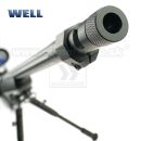 Airsoft Sniper Well MB07D Black Set ASG 6mm