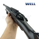 Airsoft Sniper Well MB07D Black Set ASG 6mm