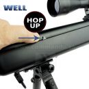Airsoft Sniper Well MB07D Black Set ASG 6mm